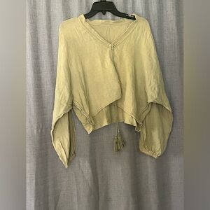 Olive Green Women's Top